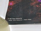 Vtg Og Ozzy Osbourne Hitch Hiker Hell Laminated Poster Trippy 1997 Heavy Metal