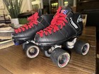 Vintage Riedell Carrera Speed Skates Size 3 105b Suregrip Black And Red