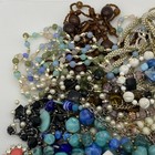 5  Pounds Vintage To Now Wear Beaded Craft Repair Junk Drawer Jewelry Lot D