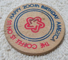 Vintage Sambo s  Wooden Nickel Advertising Free Cup Of Coffee  Wichita  Kansas