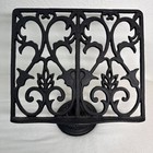 Cast Iron Cookbook Stand Metal Book Holder Bible Stand W  Page Weights Apx 10 5 