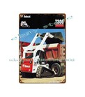 Bobcat T300 Track Skid Steer Loader Metal Tin Sign Tin Garage Signs