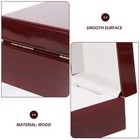  2 Count Red Bracelet Box Small Watch Watches Boxes Case For Gift Package Wooden