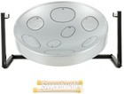 Panyard Jumbie Jam Steel Drum With Tabletop Stand - Silver