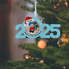 Personalized Baby Ornament - 2025 Baby s First Christmas Photo Frame With Santa