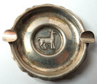 Vintage 1940 s Peruvian Peru 925 Sterling Silver Ash Tray 3  Wide 19 Grams
