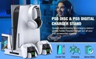 External Cooling Fan Ps5 Charging Station For Dualsense Playstation 5 Console