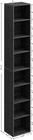 Tall Narrow Bookshelf 8 Tiers  Compact Corner Bookcase  Easy To Match For Living
