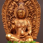 10 2 old Tibet Bronze Gilt Bottle Guanyin Kwan-yin Bodhisattva Buddha Statue