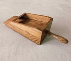 Vintage Oak Wood Poker Blackjack Baccarat Casino Card Dealer Shoe W Handle 