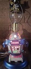Robbie The Robot Lamp Vintage Great Plains Pottery Lights Up Hand Painted