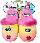 Kookys Klickers Kids Pin House Plush Slippers Bath Shoe  izzi  Krew 15 Gift Pair