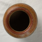 Vintage South American Round Bottom Hand Carved Pottery Vase Bowl Vessel 6 