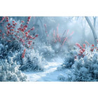 Christmas Vinyl Photography Background Backdrop Photo Studio Props Winter Snow