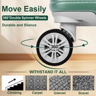 Romswi 3 Piece Luggage Set 20  Suitcase Set Lightweight Hardside Tsa Lock W  Bag