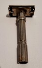 Vtg Gillette Adj Safety Razor--made In Usa--3 1 2  Total Length
