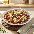 25 Pack 9 Inch Aluminum Foil Pie Pans - Disposable Tin Plates  Made In Usa