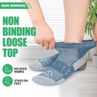 Diabetic Socks For Men 6 Pairs Low Cut Bamboo Viscose Large 10-12