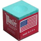 Master Green Pool Billiard Cue Q Stick Chalk Doz  Box 12-pack 1 Dozen 12 Ct 