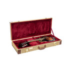 Crossrock Rectangular Wooden Case Fits F-style Mandolin-vinyl Tweed