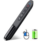  Wireless Presenter Remote With Air Mouse Control  Rechargeable Usb Red Laser