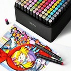 262 Color Alcohol Markers Set Dual Tip Art Markers For Drawing Sketching - New
