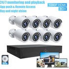 Toguard 8ch 5mp Dvr 1080p Cctv Home Security Camera System Outdoor Night Vision