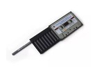 Royal Box Black Cassette 8 Slot Snuff Box With Built In 3    Metal Straw Fast Ship