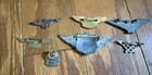Vintage Lot Of 7 Metal Aviator Wings And Pins 