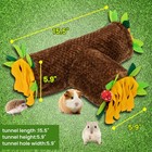 Guinea Pig Hideout - 3 Way Collapsible Small Animal Tunnel Tubes Toy For Rat    