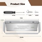 Wb06x10133 Microwave Vent Damper Baffle For Ge Samsung Kenmore Hotpoint Rca