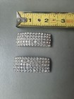 Pair Of  Vintage  Rhinestone  Crystal  shoe Clips  2  Beautiful  Euc - See Photo