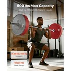 Uimoso 6ft Chrome Barbell For Gym Bench Press And Weight Training  25lb