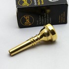 Genuine Bach 24k Gold Flugelhorn Mouthpiece  8-1 2c New  Ships Fast 