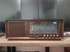 Vintage Mid Century Modernist Era West Germany Saba Lindau E Tube Radio  working