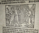 1540 Great Bible Leaf-exodus 16-20-manna  Moses  Murmuring And The Rock-folio