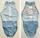 Simone Biles Gk Elite Something Blue Wedding Leotard Gymnastics Usa Bling Sz  Cl