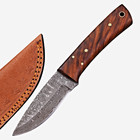 Custom Hand Made Hunting Skinner Knife Hand Forged Damascus Steel Blade  2900