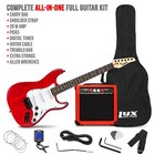 Lyxpro Beginner 39    Electric Guitar   Electric Guitar Accessories  Red