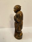 Vintage Asian Fisherman Figurine Statue 6    Resin