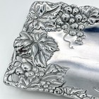 Arthur Court Artisanal Grape Aluminum Serve Tray 1996 11 25 X 6 Inch Vintage