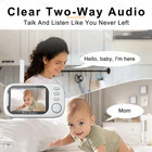 3 5  Wireless Video Baby Monitor Camera Night Vision 2-way Audio Temperature