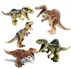 Jurassic World Dinosaur Building Blocks Toys Large Tyrannosaurus Rex Giganotosau