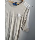 Adidas Originals 3-stripes Dress Tan Beige Trefoil Midi Cg1227 Womens Large New
