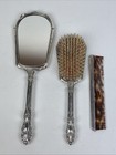 Antique S b Saart Brothers Sterling Silver Vanity Set Mirror  Brush And Comb 