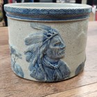Old Sleepy Eye Stoneware Butter Crock Weir Property Circa 1909