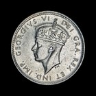 Canada  1947  5 Cents  Silver  C - Kgvi  Newfoundland 1
