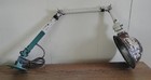 Vintage Ajusco Articulating Adjustable Industrial Machine Light Lamp Works