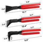 3 Pieces Hand Seamer Sheet Metal Tools Metal Bending Pliers Set With Straigh   