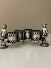 Vintage Lipstick Holder Silver Cherub Putti Vanity Filigree Antique Angel
